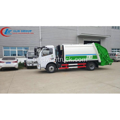 Brand new Dongfeng 120hp 8cbm caminhão compactador de lixo